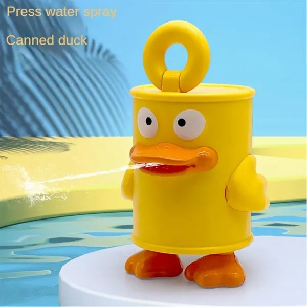 Cartoon Mini Safety Outdoor Spray Can Duck Doll Water Gun