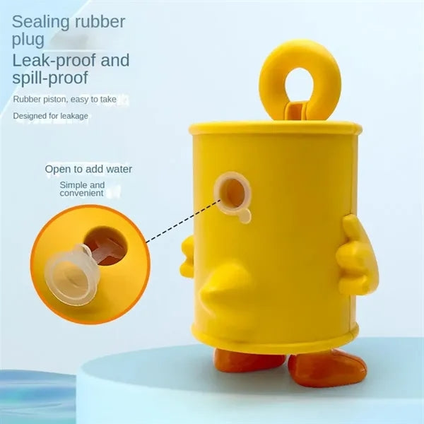 Cartoon Mini Safety Outdoor Spray Can Duck Doll Water Gun