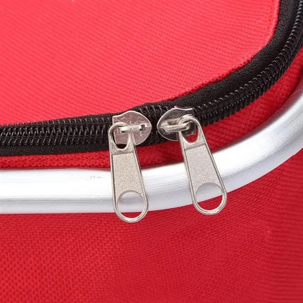 Aluminum Film Dual Function Folding Picnic Basket