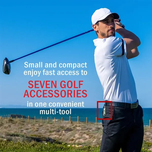 Golf Multi-function Knife Stainless Steel Keychain