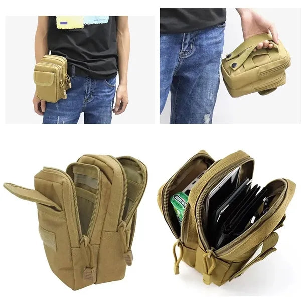 Outdoor Multifunctional Oxford Cloth Tactical Waist Bag