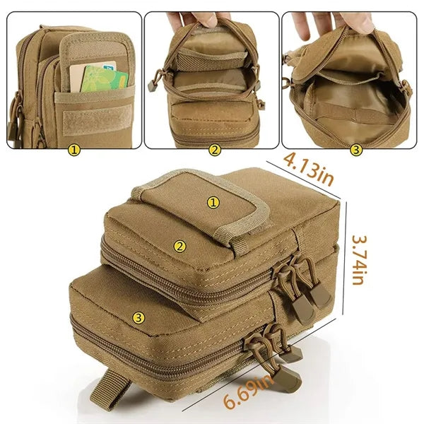 Outdoor Multifunctional Oxford Cloth Tactical Waist Bag