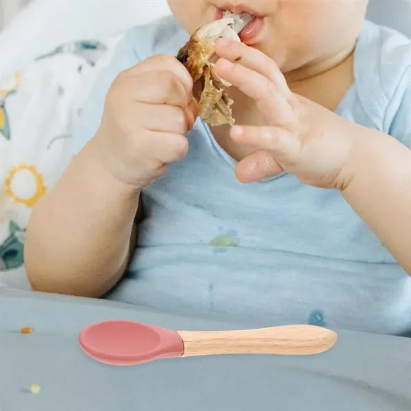 Silicone Safe Baby Tableware Spoon