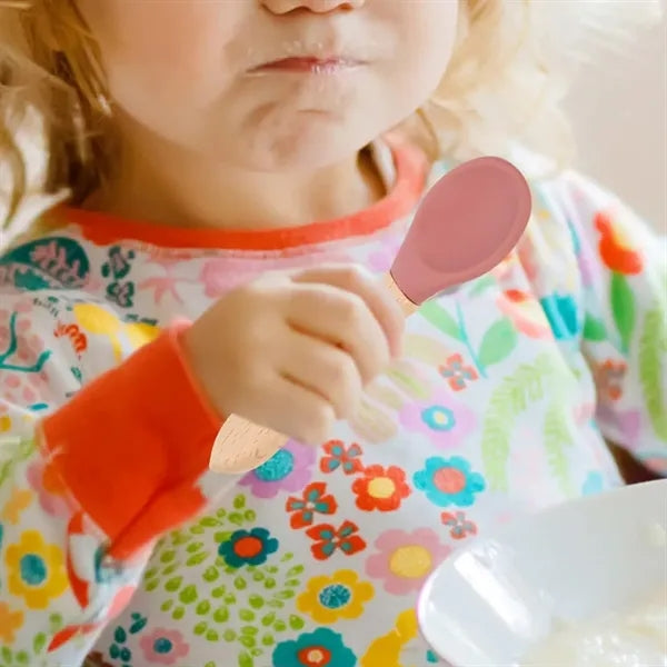 Silicone Safe Baby Tableware Spoon