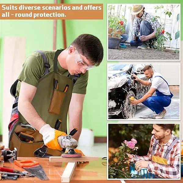 Gardening Multi-Pocket Oxford Cloth Extended Garden Apron