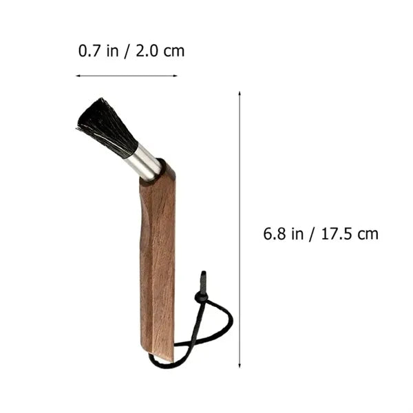 Crank Walnut Bristle Grinder Cleaning Brush