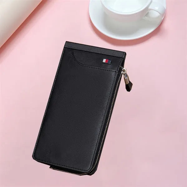 Multifunctional Snap Button Anti-Demagnetization Wallet Bag