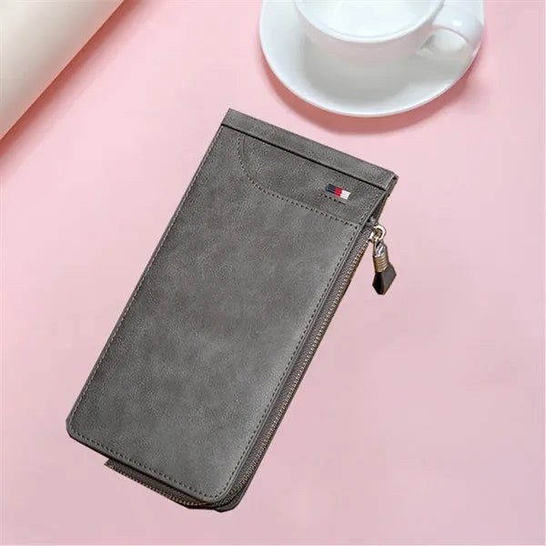 Multifunctional Snap Button Anti-Demagnetization Wallet Bag