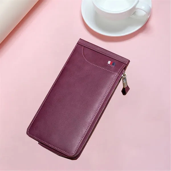 Multifunctional Snap Button Anti-Demagnetization Wallet Bag