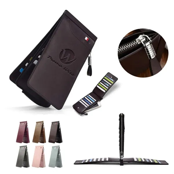 Multifunctional Snap Button Anti-Demagnetization Wallet Bag