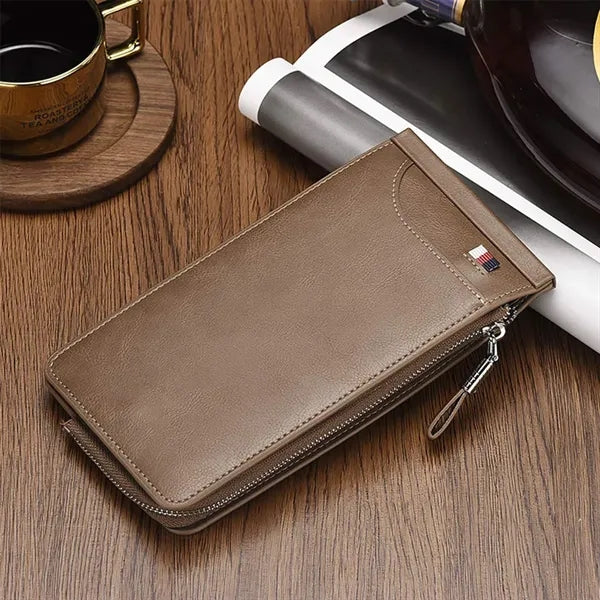 Multifunctional Snap Button Anti-Demagnetization Wallet Bag