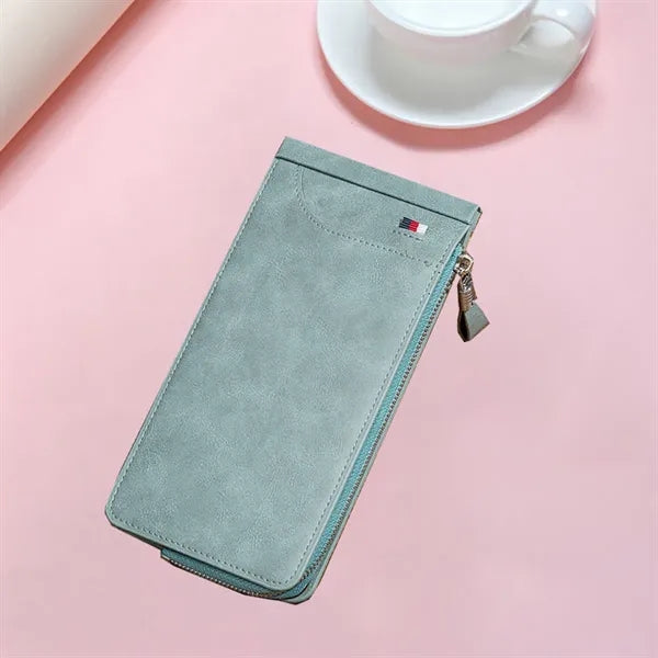 Multifunctional Snap Button Anti-Demagnetization Wallet Bag