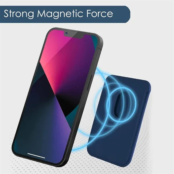 Magnetic Foldable Multifunctional Leather Card Holder