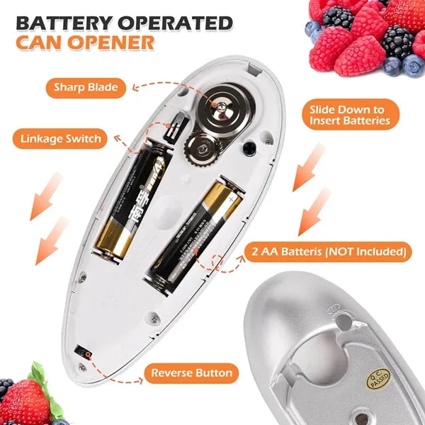 Electric Oval Durable Safety Automatic Can Opener
