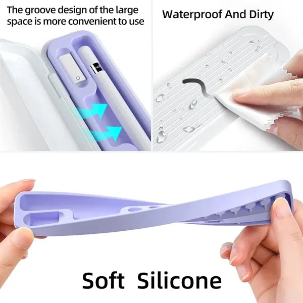 Shock-Absorbing Capacitive Anti-Drop Stylus Pen Case