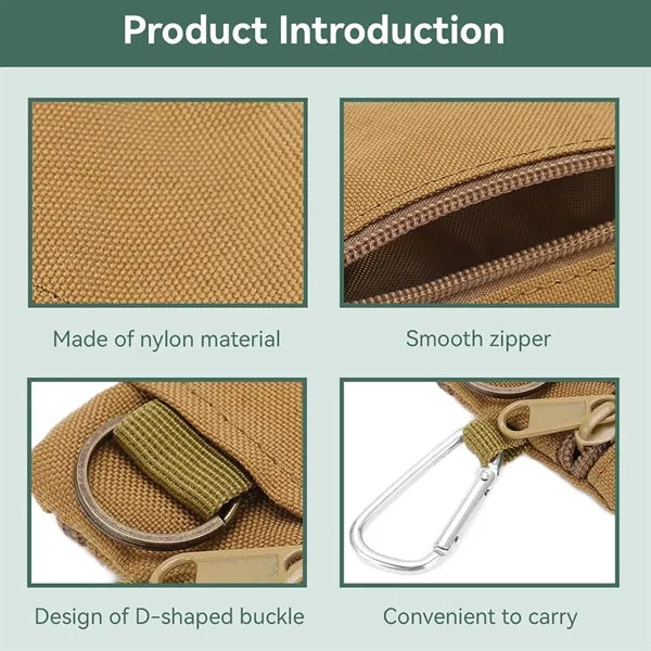 Outdoor Tactical Wallet Waist Coin Pouch Bag Purse