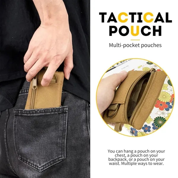 Outdoor Tactical Wallet Waist Coin Pouch Bag Purse