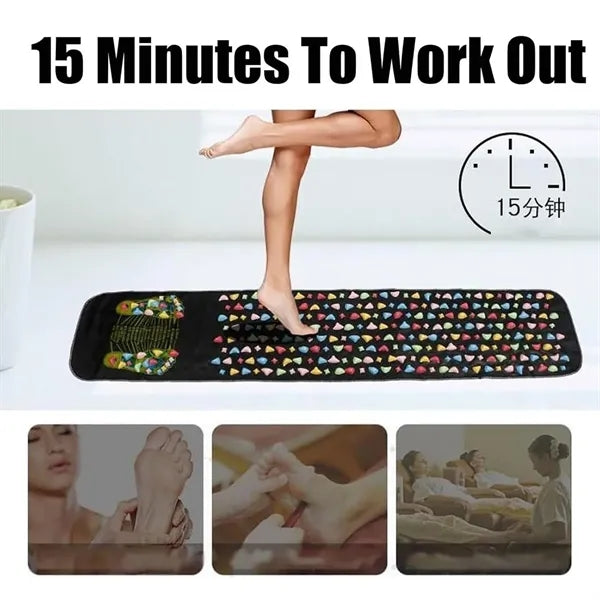 Colorful Convenient Cobblestone Foot Massage Mat