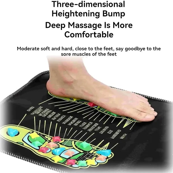 Colorful Convenient Cobblestone Foot Massage Mat