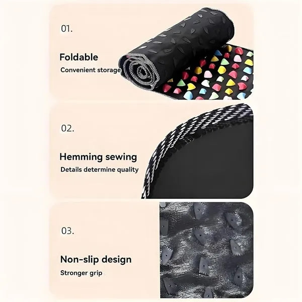 Colorful Convenient Cobblestone Foot Massage Mat