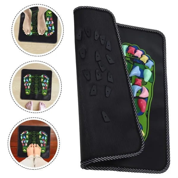 Colorful Convenient Cobblestone Foot Massage Mat
