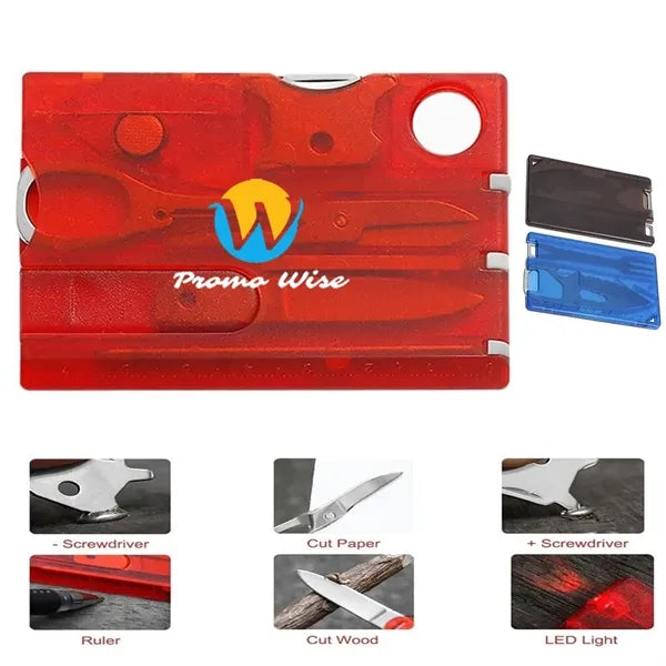 Simple Multifunctional Stainless Steel Combination Tool Card