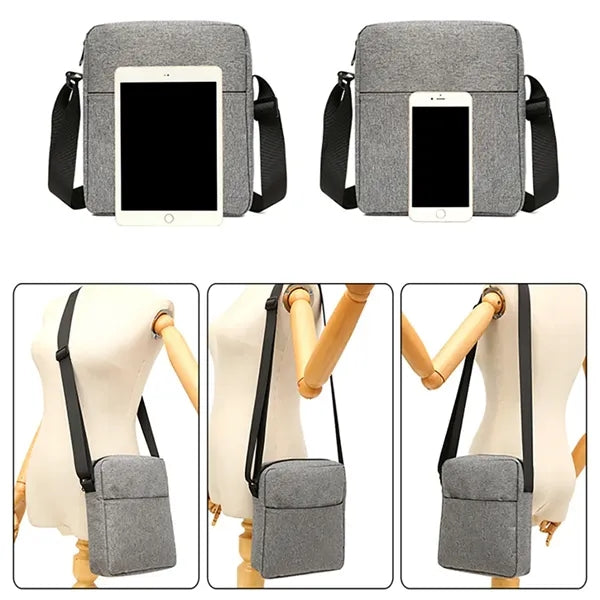 Casual Shoulder Light Messenger Bag with Adjustable Strap