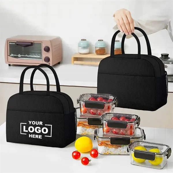 Large Capacity Insulated Refrigerated Lunch Tote with Pocket