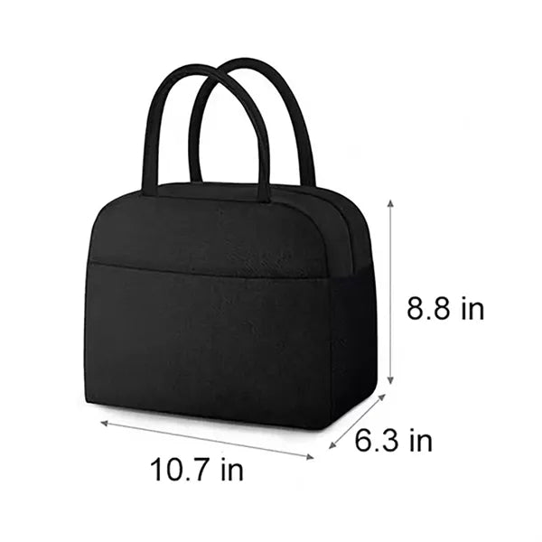 Large Capacity Insulated Refrigerated Lunch Tote with Pocket