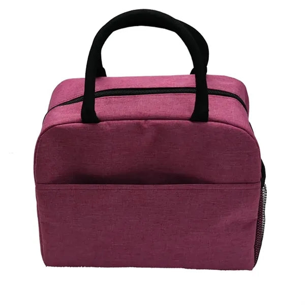 Large Capacity Insulated Refrigerated Lunch Tote with Pocket