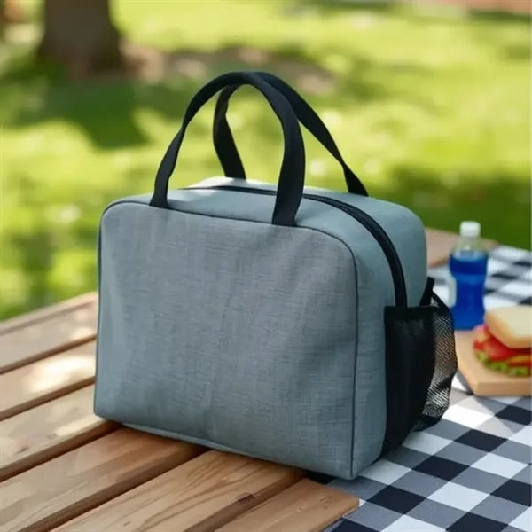Large Capacity Insulated Refrigerated Lunch Tote with Pocket