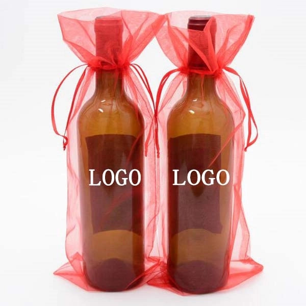 Organza Wine Bottle Bag