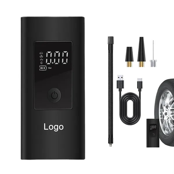 Portable Car Tire Inflator With Air Pump