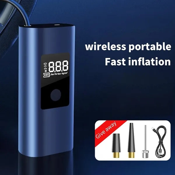 Portable Car Tire Inflator With Air Pump
