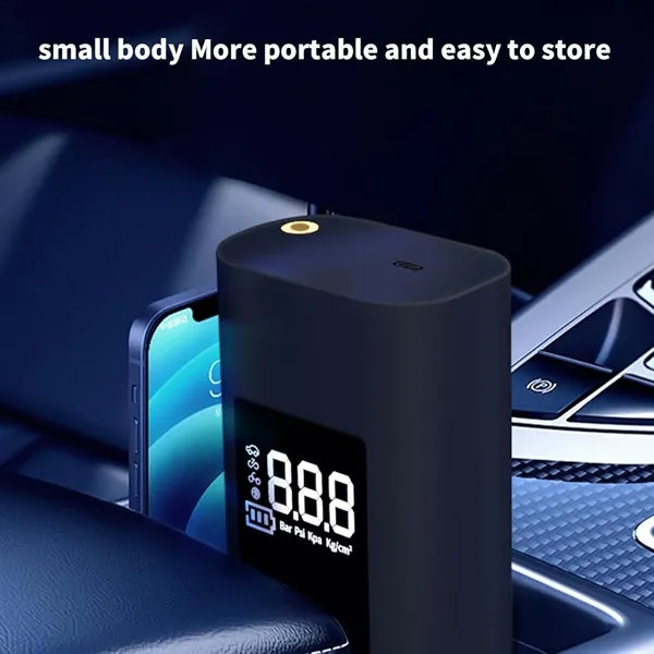 Portable Car Tire Inflator With Air Pump