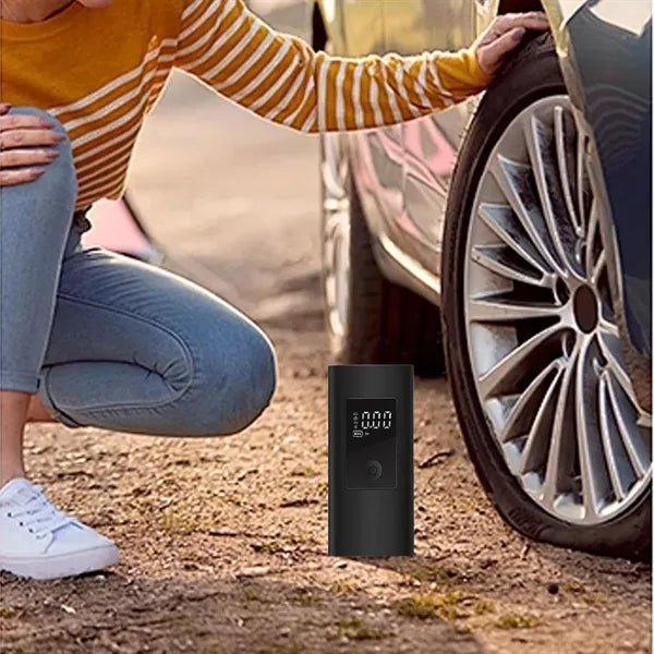 Portable Car Tire Inflator With Air Pump