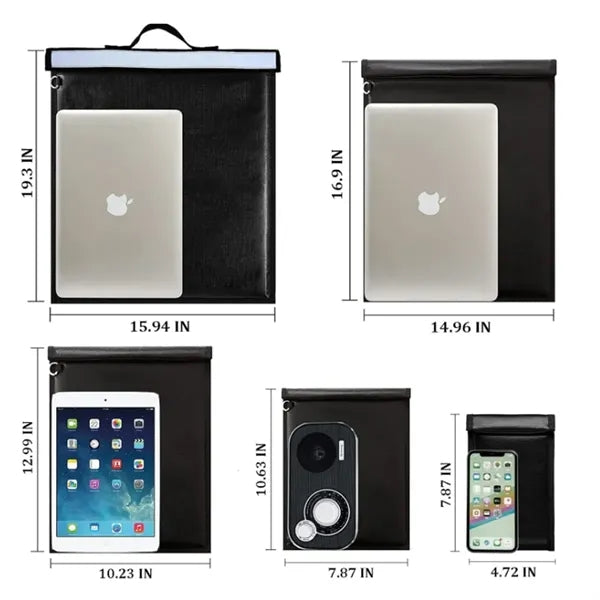 RFID Fire prevention Blocking Document Bags Set