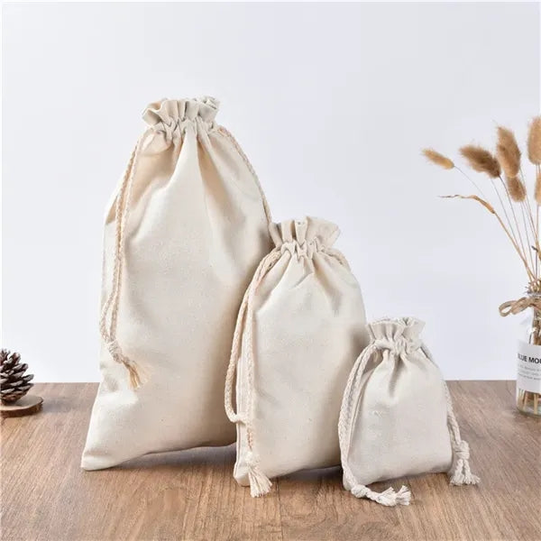 Canvas Drawstring Pocket