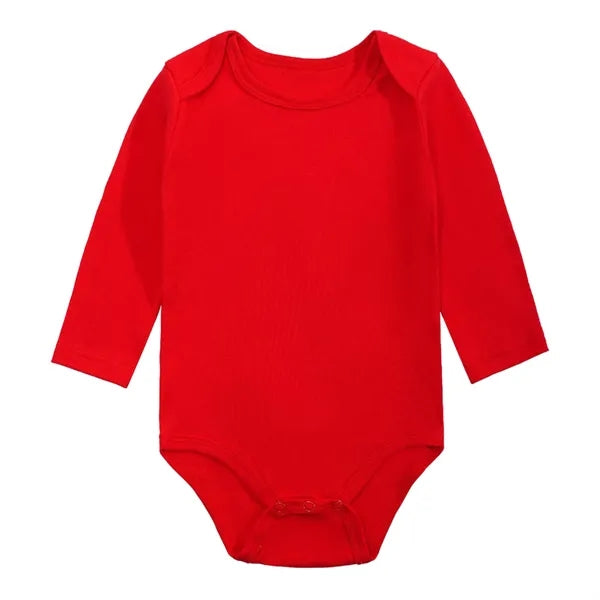 Newborn Baby Romper Cotton Solid