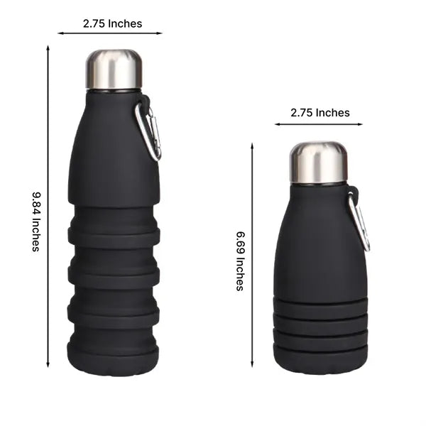 18oz Collapsible Silicone Outdoor Cola Bottle