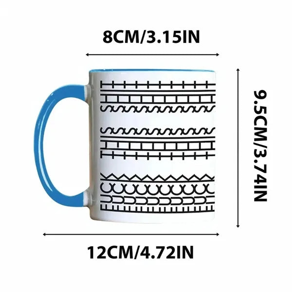 10oz Ceramic Hidden Message Creative Coffee Mug