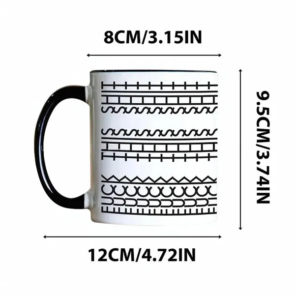 10oz Ceramic Hidden Message Creative Coffee Mug