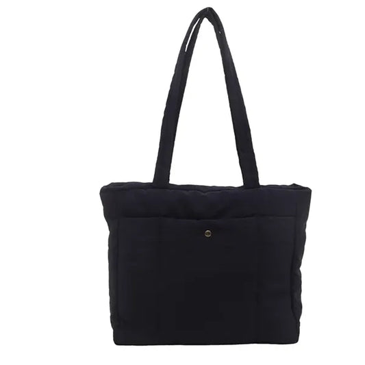 Padded Shoulder Tote Bag - Large Capacity