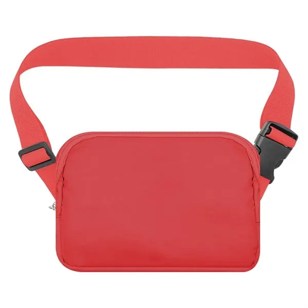 Men's and Women's Nylon Outdoor Sports Crossbody Waist Bag