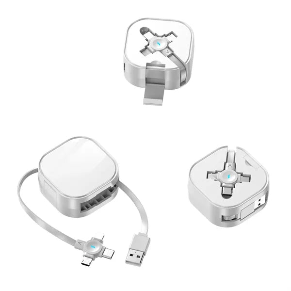 5 in 1 Retractable Charging Cable Cord