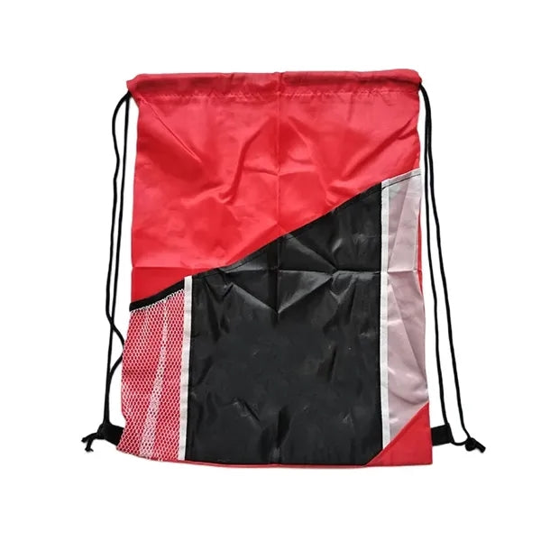 Side Mesh Pockets Drawstring Backpacks