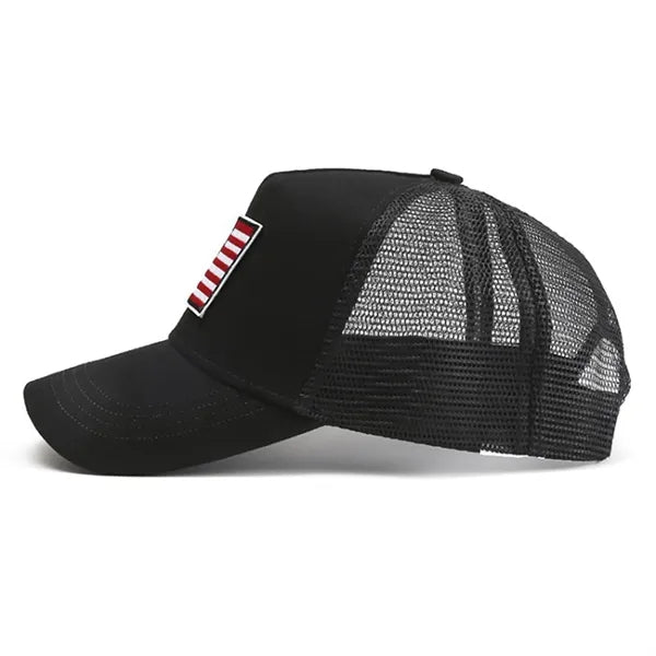 American Flag Mesh Baseball Cap