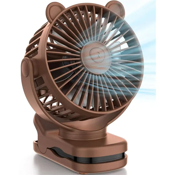 2000 mAh Rechargeable Cartoon Clip-on Fan