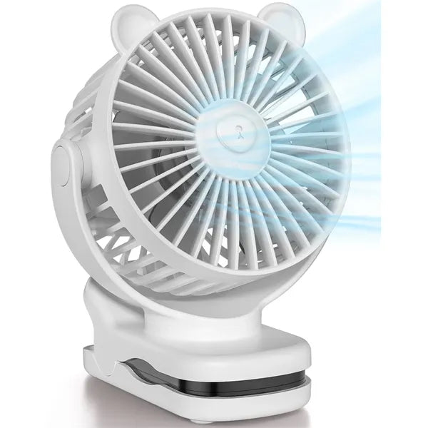 2000 mAh Rechargeable Cartoon Clip-on Fan