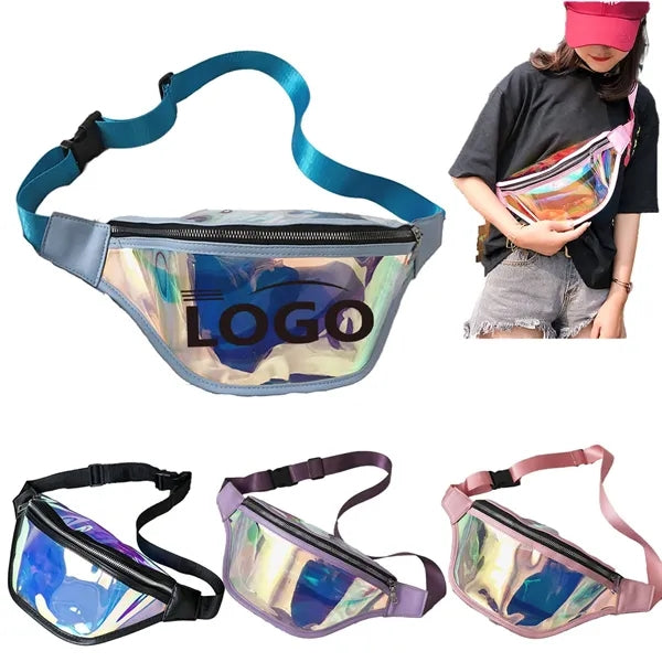 Sport Mini Transparent Swim Crossbody Laser Waist Bag